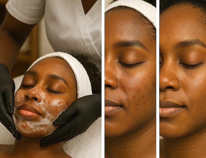 Facial treatment at AIROS