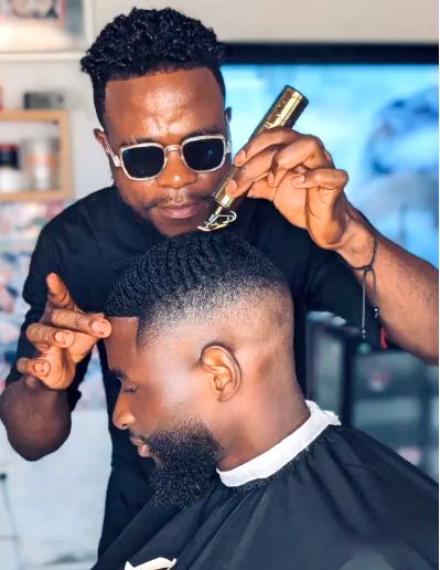 Men's haircut result at AIROS