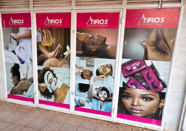 AIROS salon exterior facade